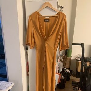 Reformation Westport Dress in Sunflower